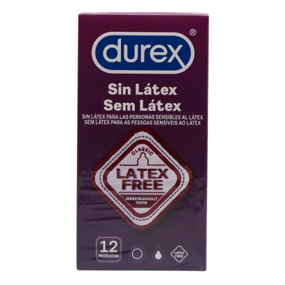 Durex Preservativos Sin Latex 12 Unid.