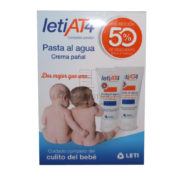 Letiat4 Pasta Al Agua Crema Pañal Pack 2 X 75 G 40% Descuento En La 2ª Unidad