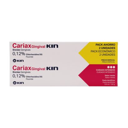 Kin Cariax Gingival Pasta Dentifrica Pack 2 X 125 Ml