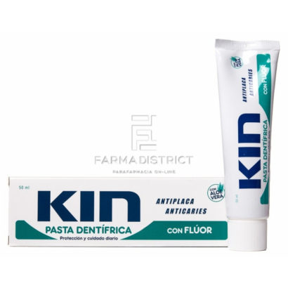 Kin Pasta Dentifrica Con Fluor Y Aloe Vera 50 Ml