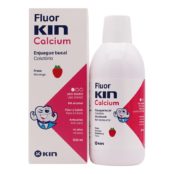 Fluor Kin Calcium Enjuague Bucal Fresa 500 Ml