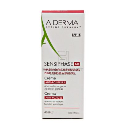 A-Derma Sensiphase Ar Crema Anti-Rojeces Spf15 40 Ml