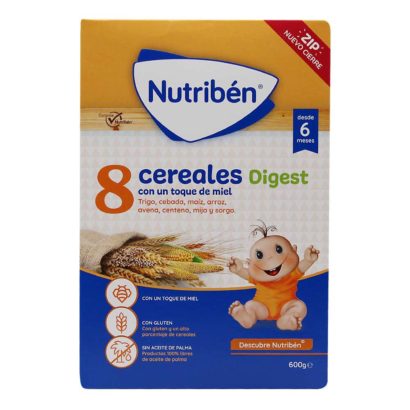 Nutriben 8 Cereales Y Miel Digest 600G