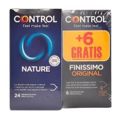Control Adapta Nature 24 Preservativos + Regalo 6 Preservativos Finissimo