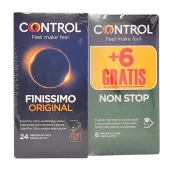 Control Adapta Finissimo 24 Preservativos + Regalo 6 Preservativos Non Stop