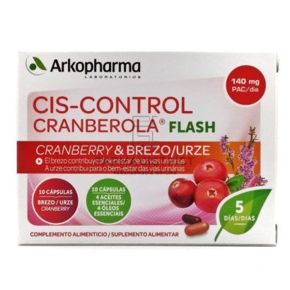 Arkopharma Cis-Control Flash 20 Cápsulas