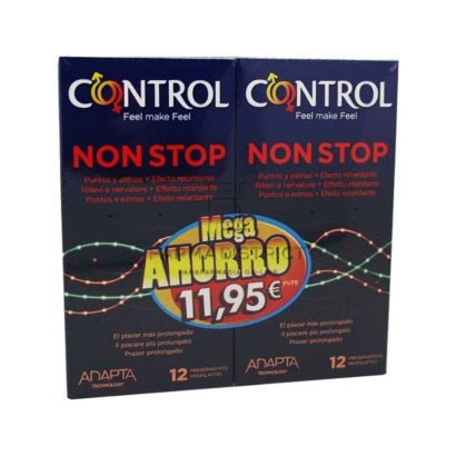 Control Adapta Non Stop Pack 2 X 12 Preservativos