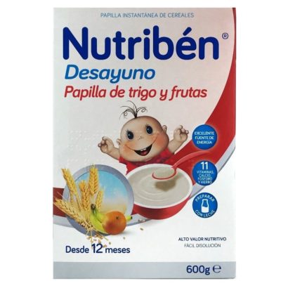 Nutriben Desayuno Papilla De Trigo Con Fruta  600 G