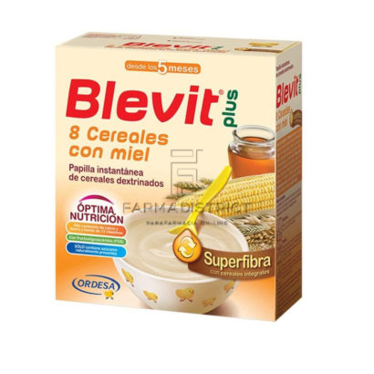 Blevit Plus 8 Cereales Con Miel 300 Gr.