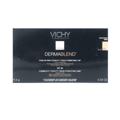 Vichy Dermablend Fondo De Maquillaje Corrector Compacto 12 H 25 Nude