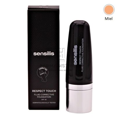 Sensilis Respect Touch Spf30 Maquillaje Fluido Corrector 03 Miel 30Ml