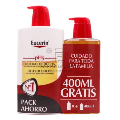 Eucerin Ph5 Oleogel De Ducha 1000Ml + Regalo Oleogel De Ducha 400Ml
