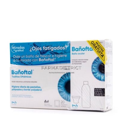 Bañoftal Toallitas Oftalmicas+ Bañoftal Baño 50Ml Gratis