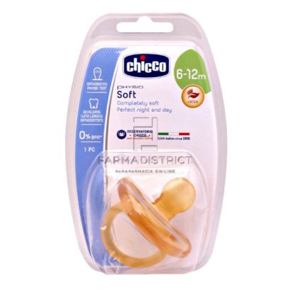 Chicco Physio Soft Chupete Látex 6-12 Meses