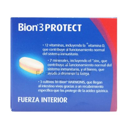 Lateral de Caja Bion 3 Protect comprimidos