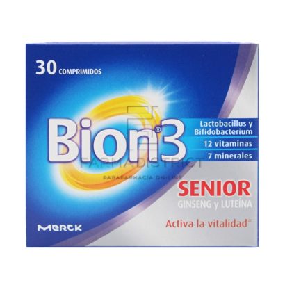 Caja frontal Bion 3 Senior Comprimidos