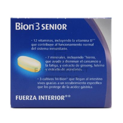 Caja lateral Bion 3 Senior Comprimidos