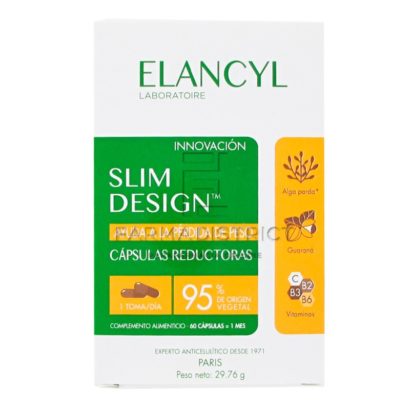 Elancyl Slim Desing Cápsulas Reductoras 60 Unidades