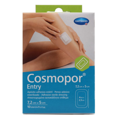 Cosmopor Entry Aposito Esteril 7,2 X 5 Cm 10 Uds