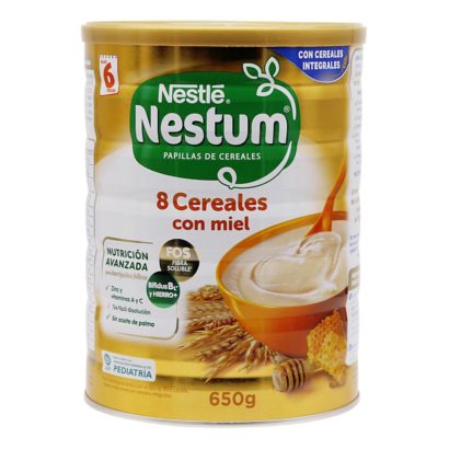 Nestle Nestum Papilla 8 Cereales Con Miel 650 Gr