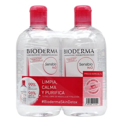 Bioderma Sensibio H2O Agua Micelar Pack 2 X 500Ml