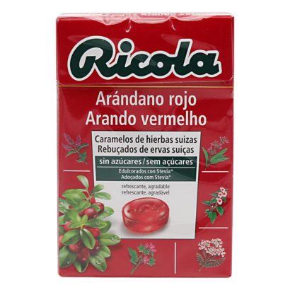 Ricola Caramelos Sin Azucar Arandano Rojo 50 G