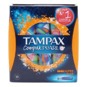 Tampax Compak Pearl Super Plus 18 U