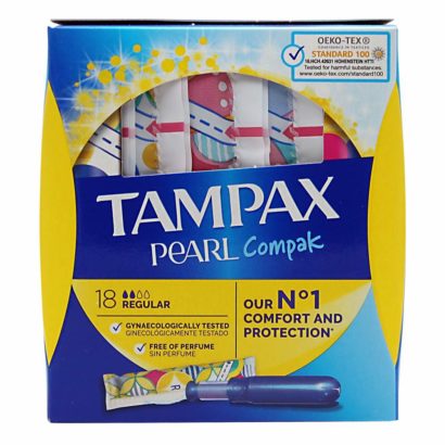 Tampax Compak Pearl Regular 16 U
