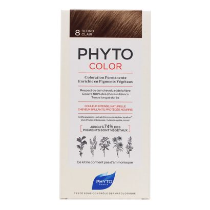 Phyto Color Tinte Permanente 8 Rubio Claro