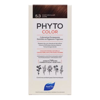 Phyto Color Tinte Permanente 5,3 Castaño Claro Dorado