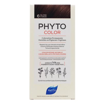 Phyto Color Tinte Permanente 6 Rubio Oscuro