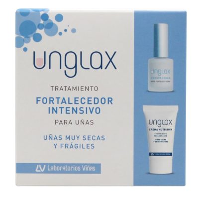 Unglax Fortalecedor Intensivo Uñas Crema Nutritiva 15Ml + Endurecedor 10Ml