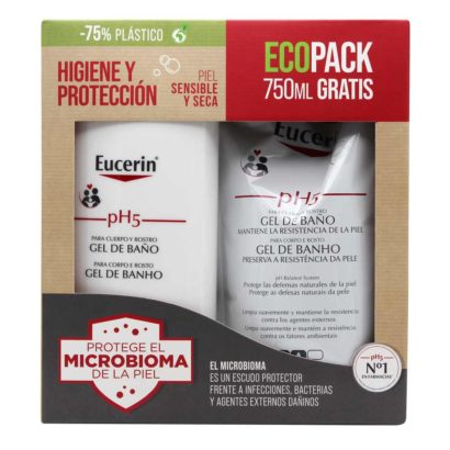 Eucerin Ph5 Gel De Baño Ecopack 1L + 750 Ml Gratis