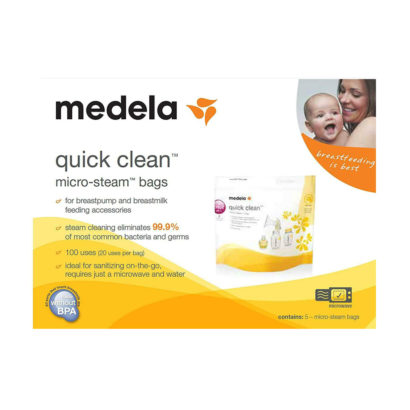 Medela Quick Clean Bolsas Para Microondas Reutilizables 5 Unidades
