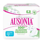 Ausonia Cotton Protection Normal Alas 12 Compresas