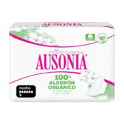 Ausonia Cotton Protection Noche Alas 9 Compresas