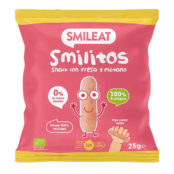 Smileat Smilitos De Fresa Y Platano Ecologicos 25G