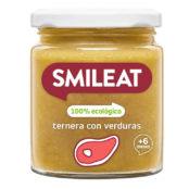 Smileat Tarrito De Ternera Con Verduras Ecológico 230G