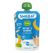 Smileat Pouch De Yogur Con Avena Ecologico 100G