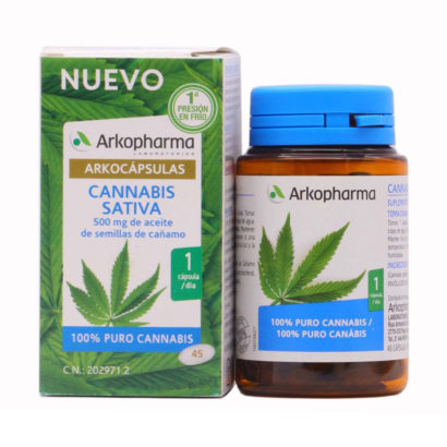 Arkocapsulas Cannabis Sativa 45 Capsulas